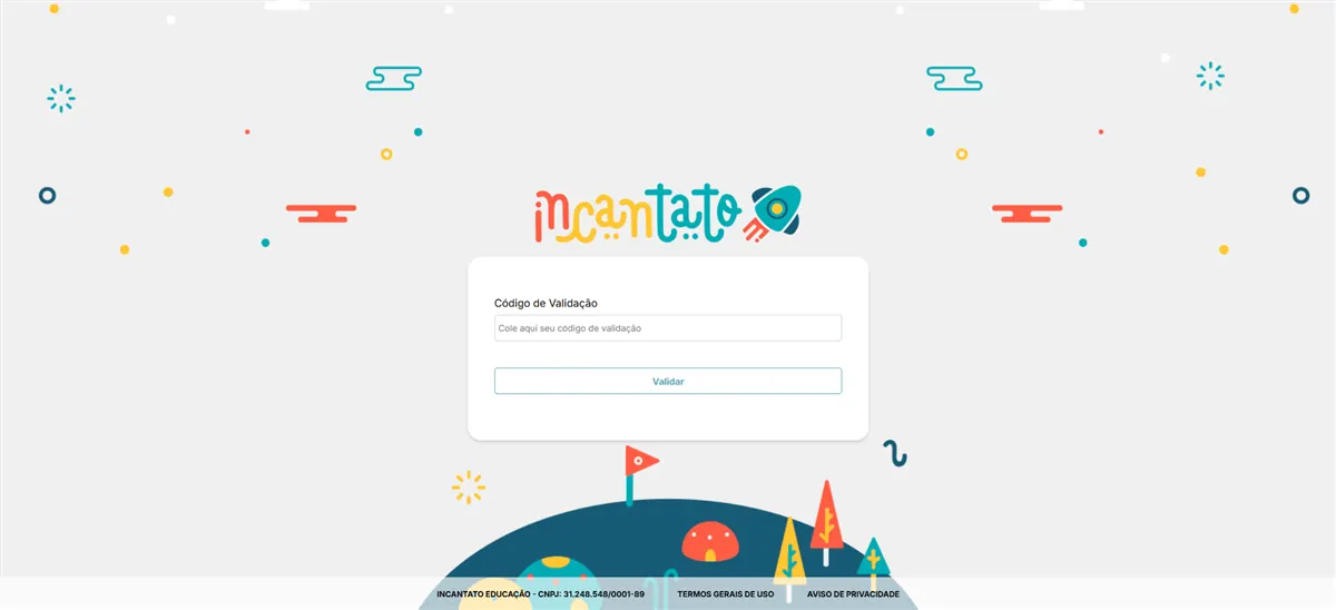 Incantato, pré-visualização do projeto