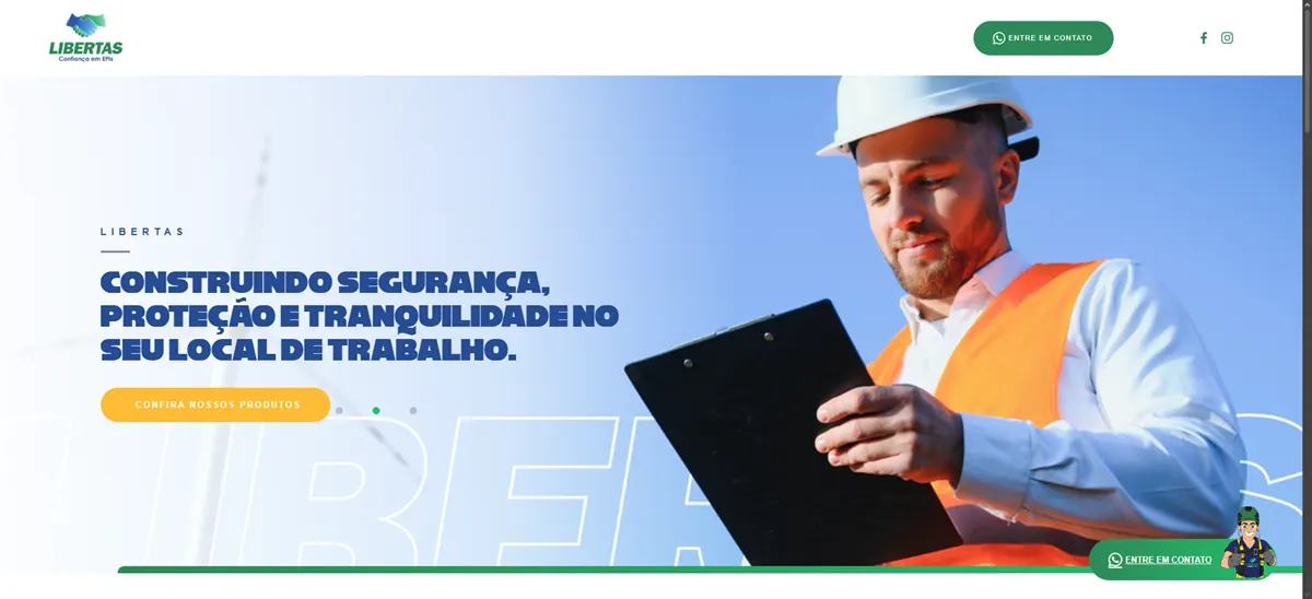 Libertas, pré-visualização do projeto